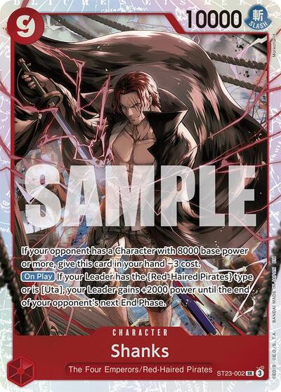 Shanks (002) (ST23-002) [Starter Deck 23: RED Shanks] | Jack's On Queen