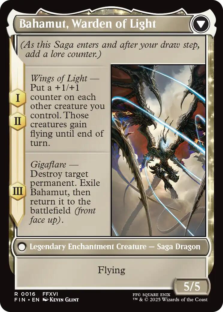 Dion, Bahamut's Dominant // Bahamut, Warden of Light [FINAL FANTASY] | Jack's On Queen