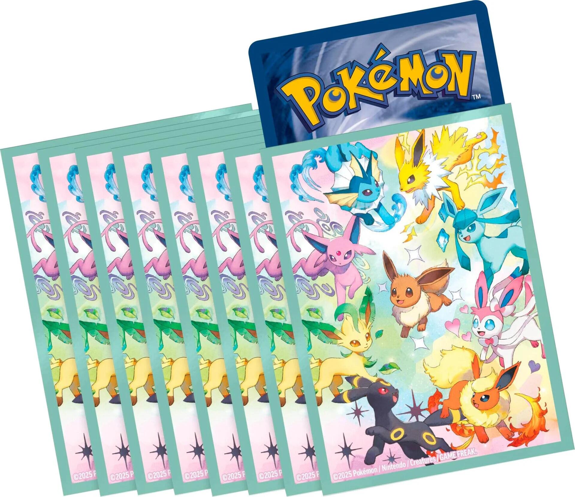 Card Sleeves - Super-Premium Eevee (65-Pack) | Jack's On Queen