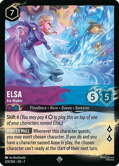 Elsa - Ice Maker (224/204) (224/204) [Illumineer's Quest: Palace Heist] | Jack's On Queen