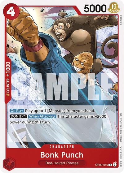 Bonk Punch (Reprint) (OP09-010) [Starter Deck 23: RED Shanks] | Jack's On Queen