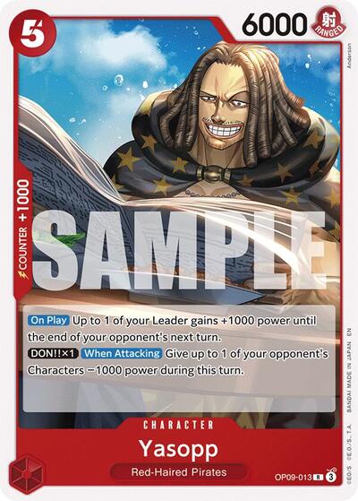 Yasopp (Reprint) (OP09-013) [Starter Deck 23: RED Shanks] | Jack's On Queen