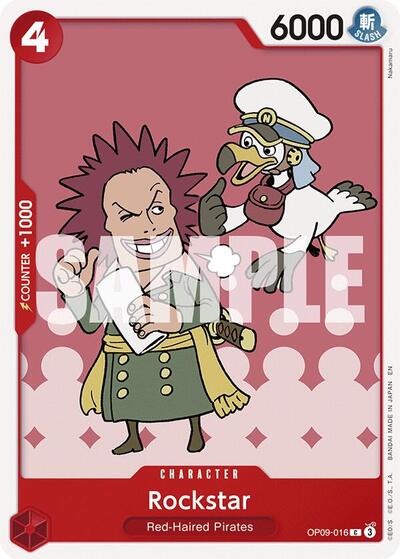 Rockstar (Reprint) (OP09-016) [Starter Deck 23: RED Shanks] | Jack's On Queen