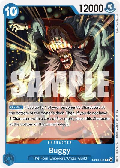 Buggy (Reprint) (OP09-051) [Starter Deck 25: BLUE Buggy] | Jack's On Queen