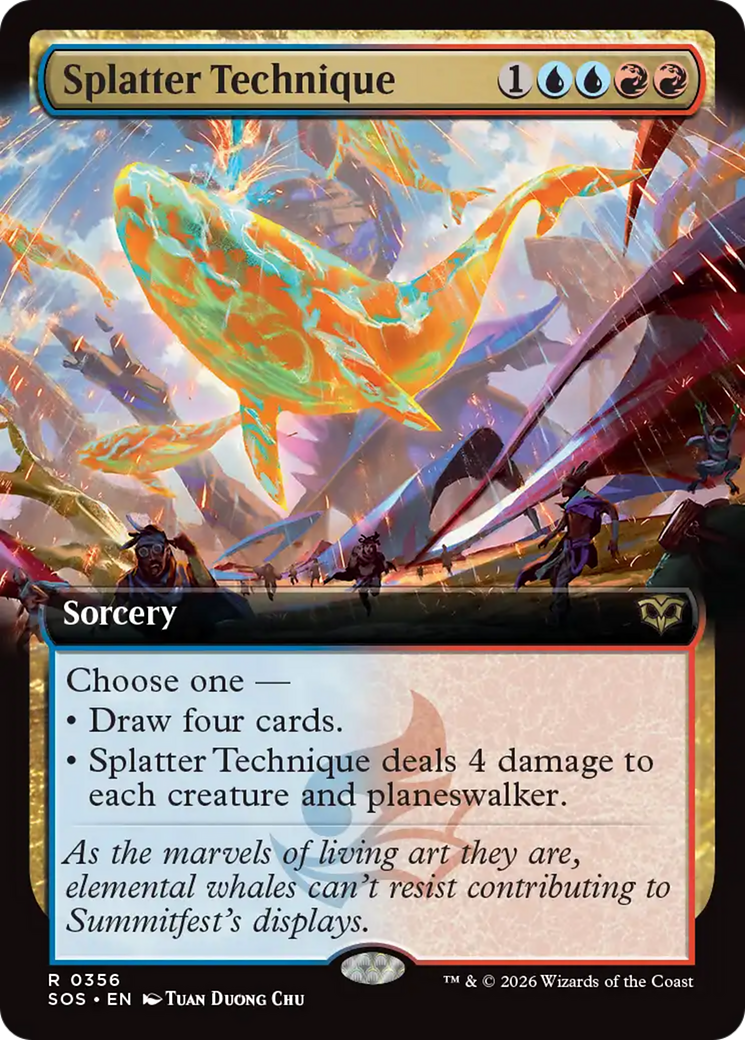 Splatter Technique (Extended Art) [Secrets of Strixhaven] | Jack's On Queen