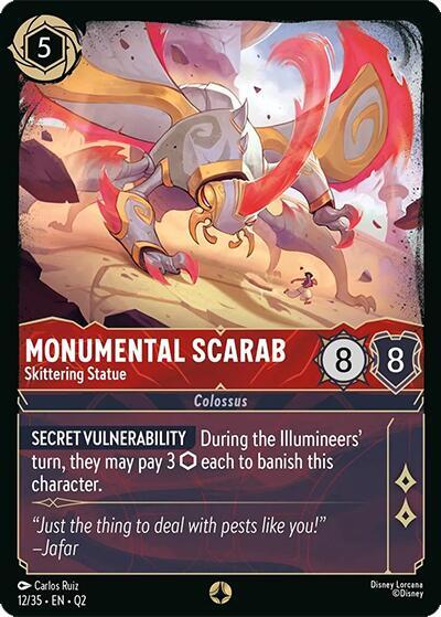 Monumental Scarab - Skittering Statue (12/35) [Illumineer's Quest: Palace Heist] | Jack's On Queen