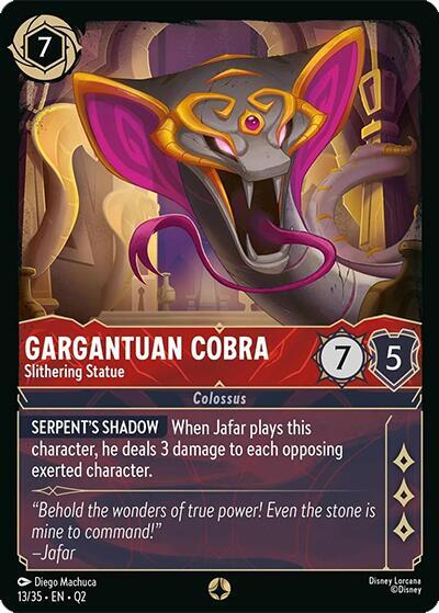 Gargantuan Cobra - Slithering Statue (13/35) [Illumineer's Quest: Palace Heist] | Jack's On Queen