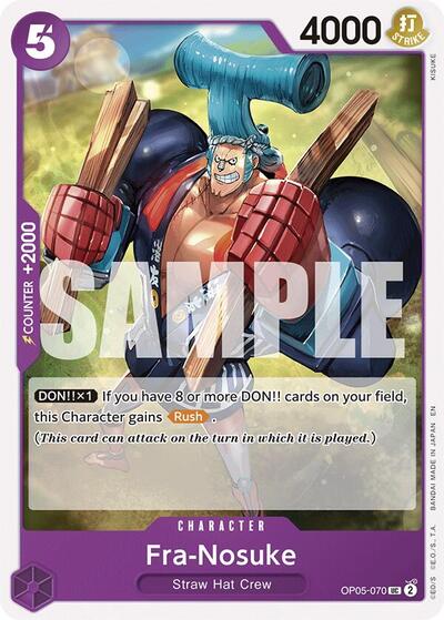 Fra-Nosuke (Reprint) (OP05-070) [Starter Deck 26: PURPLE/BLACK Monkey.D.Luffy] | Jack's On Queen