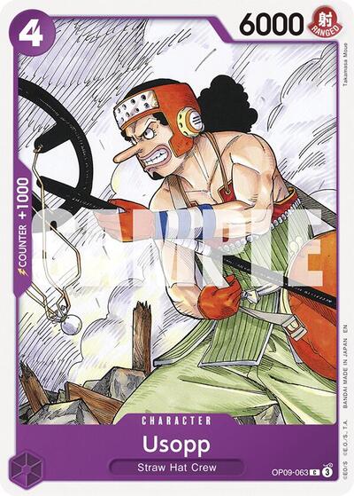 Usopp (Reprint) (OP09-063) [Starter Deck 26: PURPLE/BLACK Monkey.D.Luffy] | Jack's On Queen
