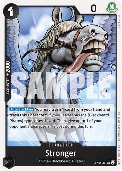 Stronger (Reprint) (OP09-089) [Starter Deck 27: BLACK Marshall.D.Teach] | Jack's On Queen