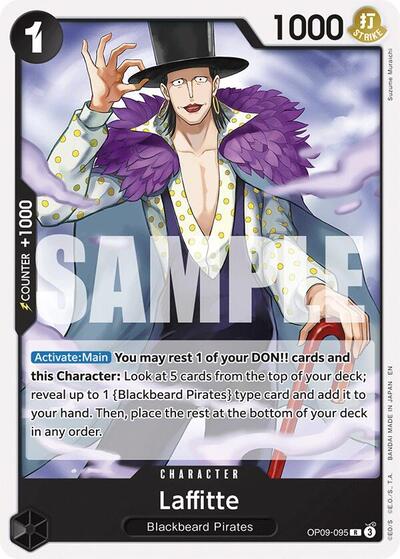 Laffitte (Reprint) (OP09-095) [Starter Deck 27: BLACK Marshall.D.Teach] | Jack's On Queen