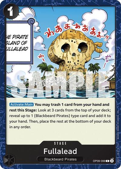 Fullalead (Reprint) (OP09-099) [Starter Deck 27: BLACK Marshall.D.Teach] | Jack's On Queen