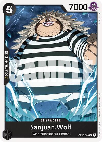 Sanjuan.Wolf (Reprint) (OP10-084) [Starter Deck 27: BLACK Marshall.D.Teach] | Jack's On Queen