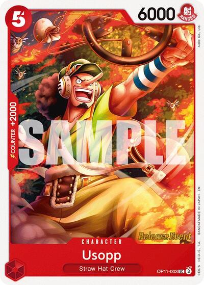 Usopp (OP11-003) [A Fist of Divine Speed Release Event Cards] | Jack's On Queen