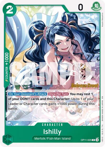 Ishilly (OP11-025) [A Fist of Divine Speed Release Event Cards] | Jack's On Queen