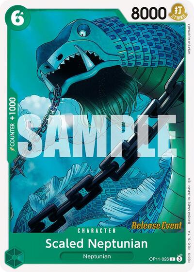 Scaled Neptunian (OP11-026) [A Fist of Divine Speed Release Event Cards] | Jack's On Queen