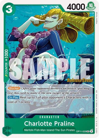Charlotte Praline (OP11-029) [A Fist of Divine Speed Release Event Cards] | Jack's On Queen