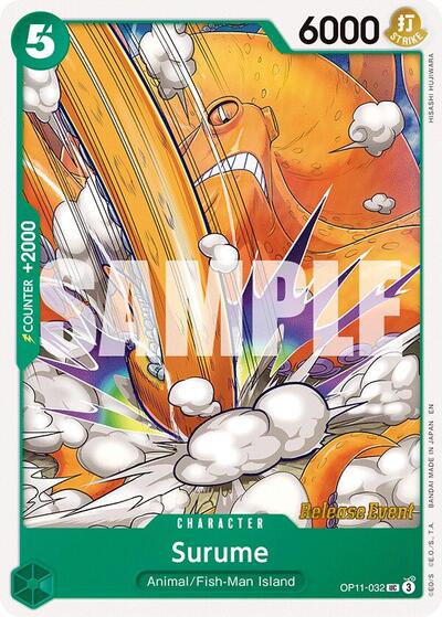 Surume (OP11-032) [A Fist of Divine Speed Release Event Cards] | Jack's On Queen