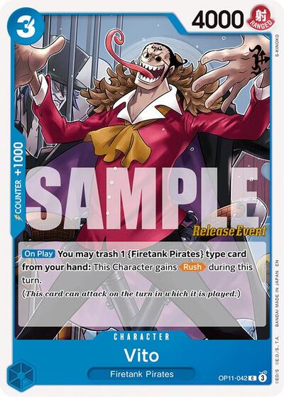 Vito (OP11-042) [A Fist of Divine Speed Release Event Cards] | Jack's On Queen