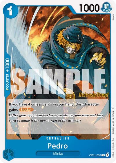 Pedro (OP11-057) [A Fist of Divine Speed Release Event Cards] | Jack's On Queen