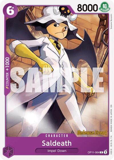 Saldeath (OP11-064) [A Fist of Divine Speed Release Event Cards] | Jack's On Queen