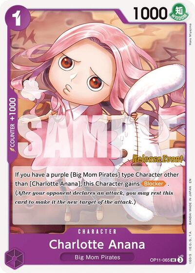 Charlotte Anana (OP11-065) [A Fist of Divine Speed Release Event Cards] | Jack's On Queen