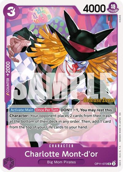 Charlotte Mont-d'or (OP11-072) [A Fist of Divine Speed Release Event Cards] | Jack's On Queen