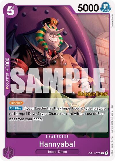 Hannyabal (OP11-076) [A Fist of Divine Speed Release Event Cards] | Jack's On Queen