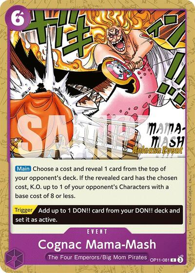 Cognac Mama-Mash (OP11-081) [A Fist of Divine Speed Release Event Cards] | Jack's On Queen