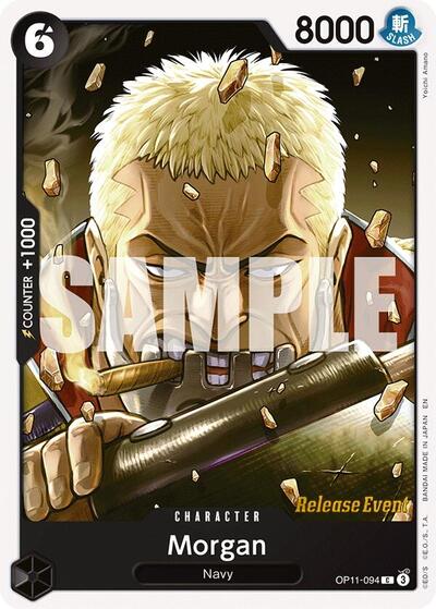 Morgan (OP11-094) [A Fist of Divine Speed Release Event Cards] | Jack's On Queen