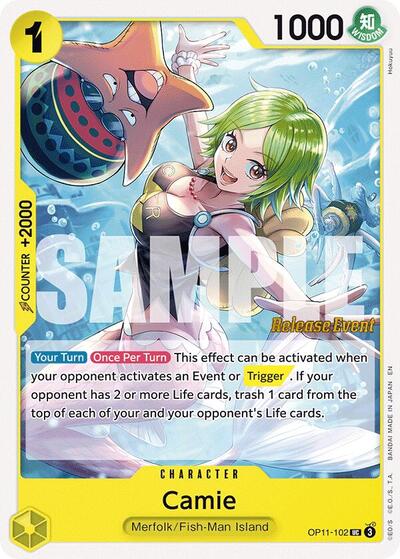 Camie (OP11-102) [A Fist of Divine Speed Release Event Cards] | Jack's On Queen