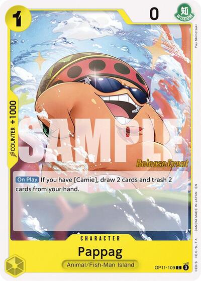 Pappag (OP11-109) [A Fist of Divine Speed Release Event Cards] | Jack's On Queen