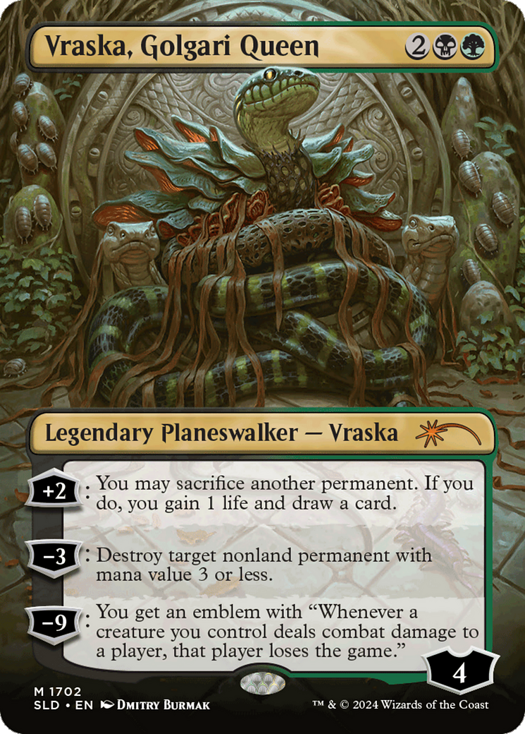 Vraska, Golgari Queen (1702) (Rainbow Foil) [Secret Lair Drop Series] | Jack's On Queen