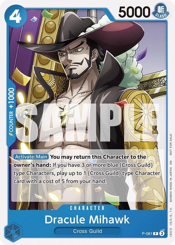 Dracule Mihawk (OP11 Release Event) (P-081) [One Piece Promotion Cards] | Jack's On Queen