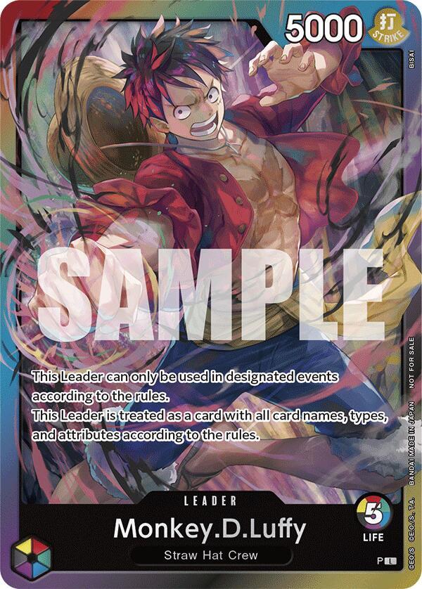 Monkey.D.Luffy (Release Event Leader) (P) [One Piece Promotion Cards] | Jack's On Queen
