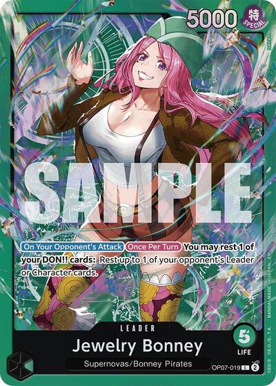 Jewelry Bonney (OP07-019) (OP07-019) [Starter Deck 24: GREEN Jewelry Bonney] | Jack's On Queen