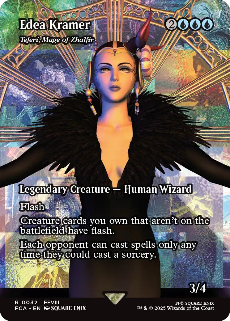 Edea Kramer - Teferi, Mage of Zhalfir (Showcase) [FINAL FANTASY : Through the Ages] | Jack's On Queen