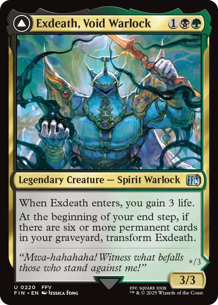 Exdeath, Void Warlock // Neo Exdeath, Dimension's End [FINAL FANTASY] | Jack's On Queen