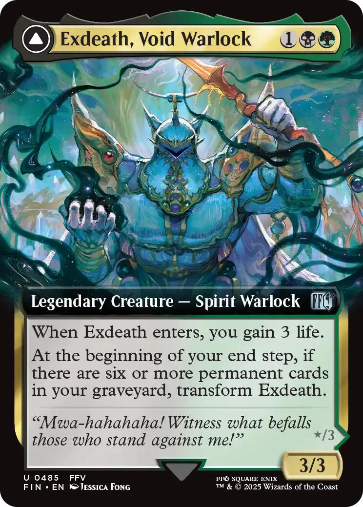 Exdeath, Void Warlock // Neo Exdeath, Dimension's End (Extended Art) [FINAL FANTASY] | Jack's On Queen