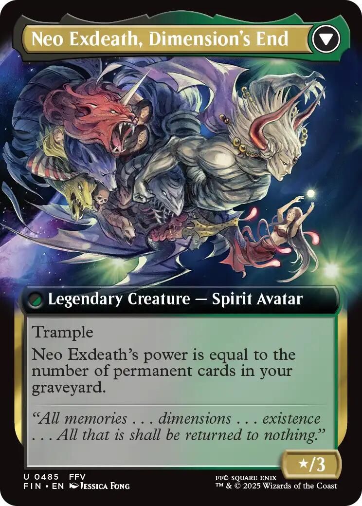 Exdeath, Void Warlock // Neo Exdeath, Dimension's End (Extended Art) [FINAL FANTASY] | Jack's On Queen