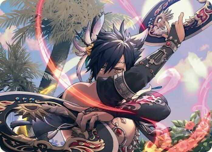 Dancer's Chakrams Art Card [FINAL FANTASY Art Series] | Jack's On Queen