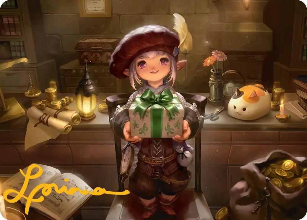 Tataru Taru Art Card (Gold-Stamped Signature) [FINAL FANTASY Art Series] | Jack's On Queen