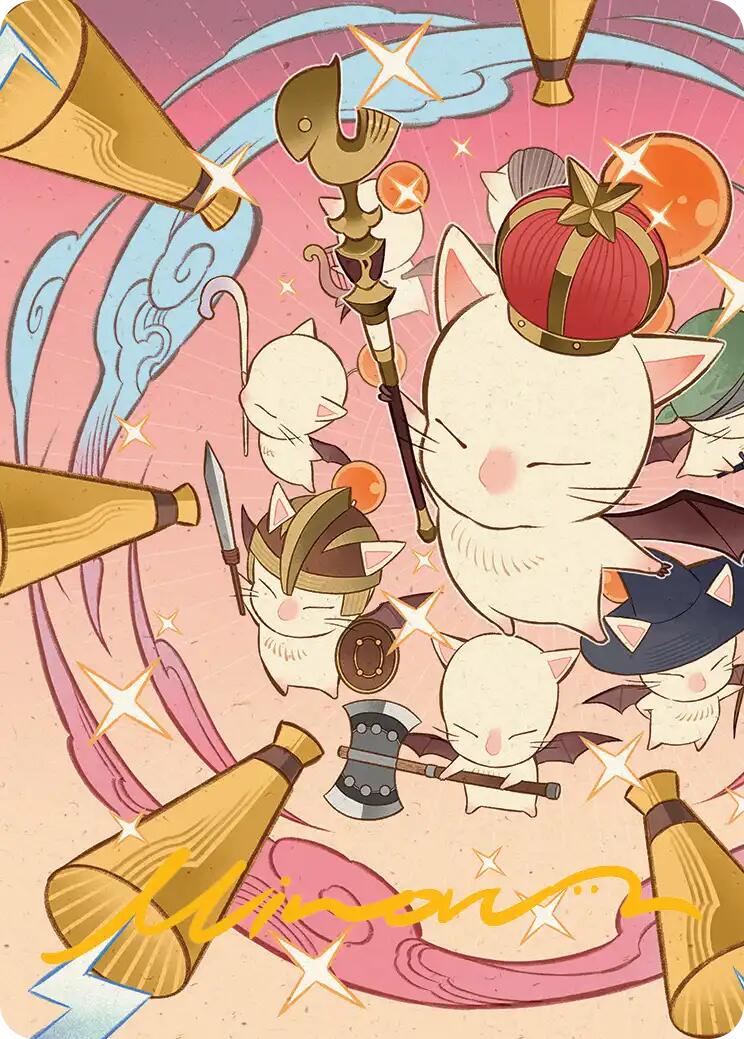Summon: Good King Mog XII Art Card (Gold-Stamped Signature) [FINAL FANTASY Art Series] | Jack's On Queen
