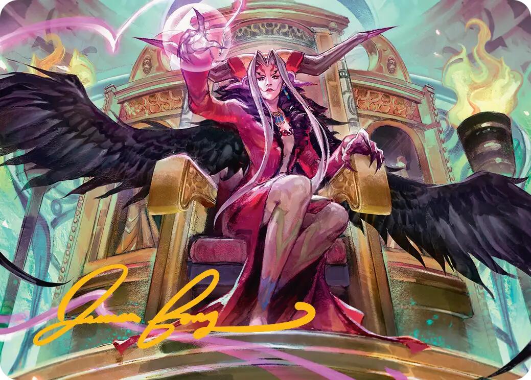 Sorceress's Schemes Art Card (Gold-Stamped Signature) [FINAL FANTASY Art Series] | Jack's On Queen