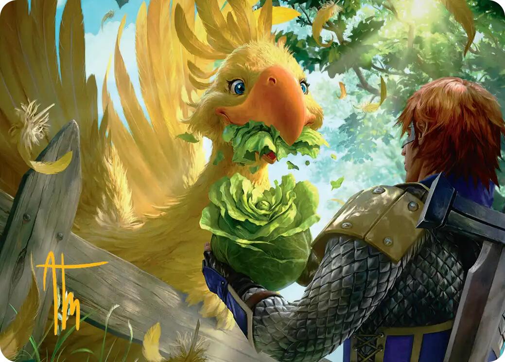 Gysahl Greens Art Card (Gold-Stamped Signature) [FINAL FANTASY Art Series] | Jack's On Queen