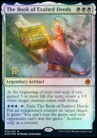 The Book of Exalted Deeds [Dungeons & Dragons: Adventures in the Forgotten Realms Prerelease Promos] | Jack's On Queen