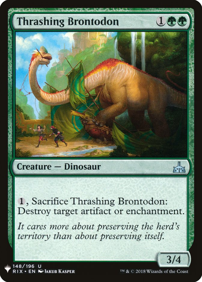 Thrashing Brontodon [Mystery Booster] | Jack's On Queen