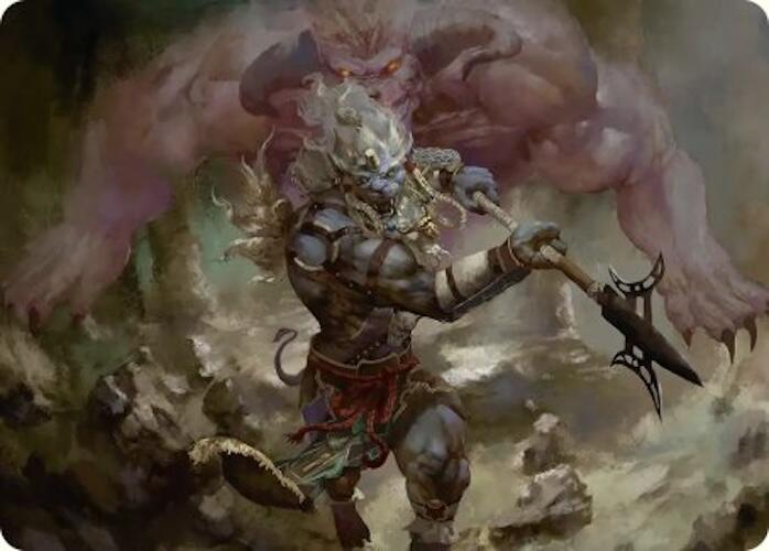Kimahri, Valiant Guardian Art Card [FINAL FANTASY Art Series] | Jack's On Queen