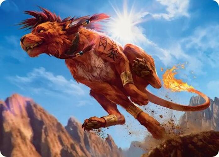 Red XIII, Proud Warrior Art Card [FINAL FANTASY Art Series] | Jack's On Queen