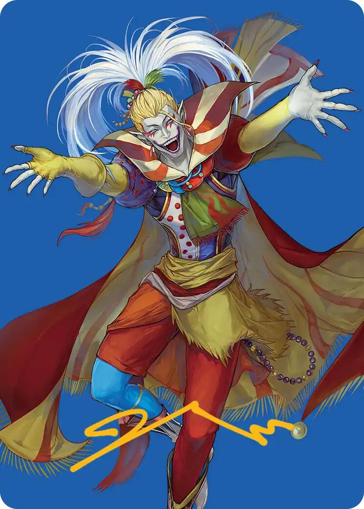 Kefka, Court Mage Art Card (Gold-Stamped Signature) [FINAL FANTASY Art Series] | Jack's On Queen